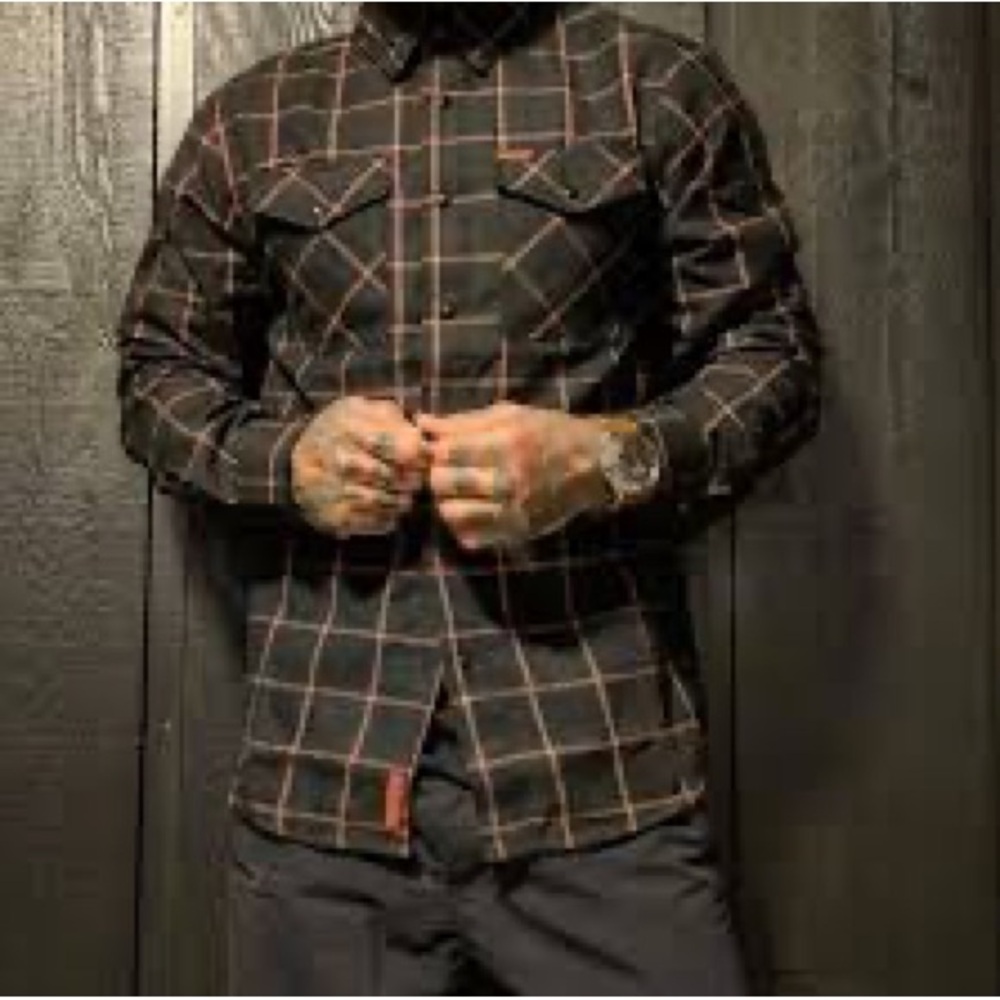 Dixxon Flannel The Gridlock; Large - image 1